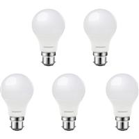 Wessex Electrical Wessex LED A60 GLS Dimmable Bulb 7.3W BC Cool White 806lm (5 Pack)