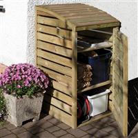 Rowlinson Box Store 130cm (h) x 73cm (w) x 82cm (d) in Brown