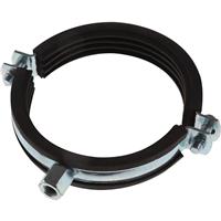 Made4Trade Rubber Lined Euro Clip M10/M8 108mm (2 Pack) in Silver Rubber/Steel