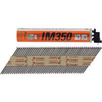 Paslode IM350+ Nail Fuel Pack Ring GalvPlus 2.8 x 63mm Galv Ring (1100 Pack) in Silver