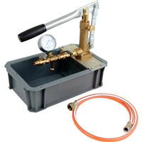 Todays Tools Testing Pump 40 Bar in Chrome/Gold/Grey Plastic