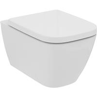 Ideal Standard i. life B Wall Hung Toilet and Soft Close Seat in White Ceramic
