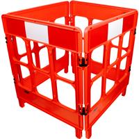 JSP Workgate Safety Barrier 4 Gates in Black