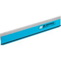 OX Speedskim Stainless Steel Notched Rendering Blade Only 600mm in Blue