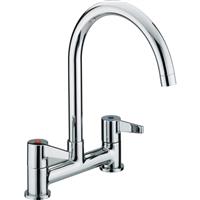 Bristan Design Mono Mixer Kitchen Tap in Chrome Brass