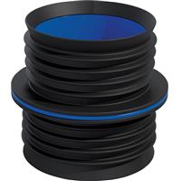 Fernco ICON Internal Pushfit Coupling 93-98/99-104.5mm DN100 in Black ABS