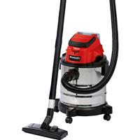 Einhell PXC 18V 20L Wet & Dry Cordless Vacuum Cleaner Body Only in Chrome Plastic