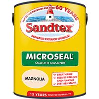 Sandtex Ultra Smooth Masonry Paint 5L in Magnolia