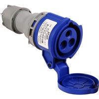 Industrial Connectors IP44 240V Coupler 16A in Blue