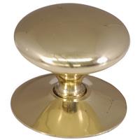 Victorian Brass Knob 38mm in Gold