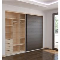 Coburn Twin 100 Two-Door System 1.8m opening (Set) in Silver/Other Aluminium/Nylon