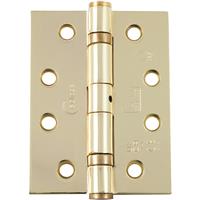 Eclipse Grade 11 Ball Bearing Fire Hinge Electro ed (2 Pack) in Brass Steel