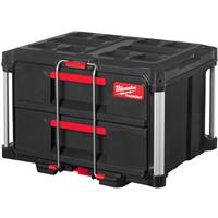 Milwaukee PACKOUT 2 Drawers in Black Plastic