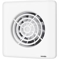 Sensio Layci Wall Ventilation Fan 100mm in White ABS