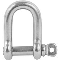 English Chain D Shackle 6mm (2 Pack) in Stainless Steel