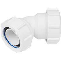 McAlpine Multi Fit 135deg Bend 1 1/4" MS20 in White
