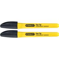 Stanley Fine Tip Marker (2 Pack) in black