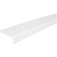 Unbranded 9mm Cover Fascia Board 225mm x 3m (4 Pack) in White