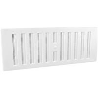 Adjustable Vent 9" x 3" in White Plastic
