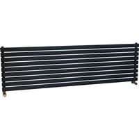 Ximax Bristol Single Horizontal Designer Radiator 526 x 1800mm 3515Btu in Anthracite Steel