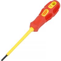 Draper Expert VDE Screwdriver Slotted 2.5 x 75mm Steel