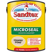 Sandtex Ultra Smooth Masonry Paint 5L in Country Stone