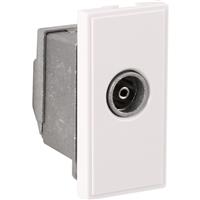 Euro Module TV/SAT Outlet TV Outlet in white