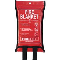 Fire Chief Firechief Fire Blanket Soft Case 1m x 1m