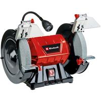 Einhell 400W 200mm / 8" Bench Grinder with Light 230V in Red Rubber