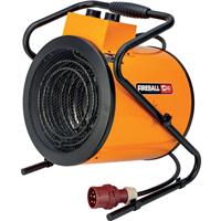 SIP Fireball Turbofan 9000 Electric Fan Heater 9kW in Orange