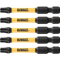 DeWalt FlexTorq Impact Rated Torsion Bit T27 (5 Pack) in Black