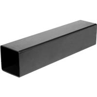 Aquaflow 65mm Square Down Pipe 2.5m in Black PVCU