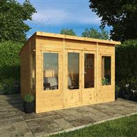 Mercia Premium Helios Summerhouse 10' x 8' in Natural Timber