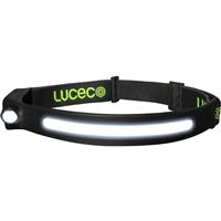 Luceco Flexible USB Head Torch with Motion Sensor 350+150lm in Black