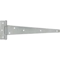 GateMate Medium Tee Hinges 300mm Galvanised (2 Pack) in Silver Galvanised Steel