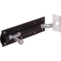 Centurion Necked Tower Bolt 100mm in Black Steel