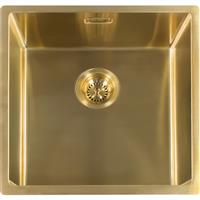 Reginox Miami Stainless Steel Kitchen Sink Single Bowl in Gold