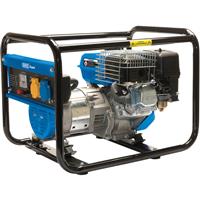 Draper 2.0KVA/2000W Petrol Generator 110/230V and 12V DC in Blue Steel