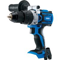 Draper D20 20V Brushless Combi Drill Body Only in Blue Steel