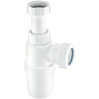 McAlpine Adjustable Inlet Slim Bottle Trap 1-1/4" Plastic