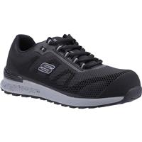 Skechers Men's SK200053EC Bulklin Bragoo Safety Trainers in Black