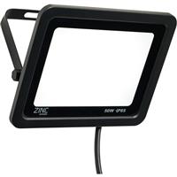 Zink Slim LED Floodlight IP65 50W 4000lm in Black Aluminium