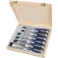 Irwin Marples MS750 Chisel Set 6 Piece in Blue Steel