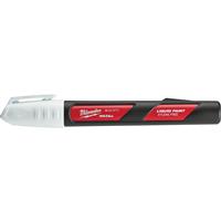 Milwaukee Inkzall Liquid Paint Marker in white Rubber/Steel
