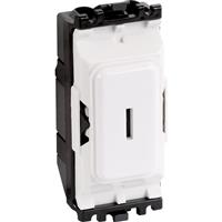 MK Grid Plus 20A Secret Key Switch Module 2 Way SP