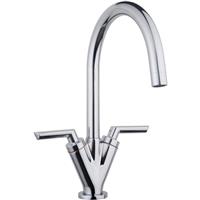 Ebb and Flo Ebb + Flo Ladram Mono Mixer Kitchen Tap in Chrome Brass
