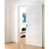 Coburn Flyaside Panther One-Door System 1200 - 1350mm (Set) in Silver/Other Steel
