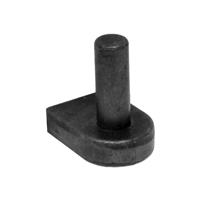Perry Metal Gate Weld On Fitting Hook in Black