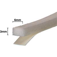 Stormguard Sureseal 3 Self-Adhesive Draught Excluder 15m in White Foam