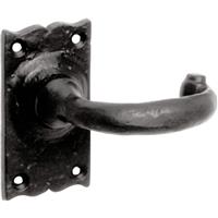 Eclipse Wessex Door Handles Latch Antique (Pair) in Black